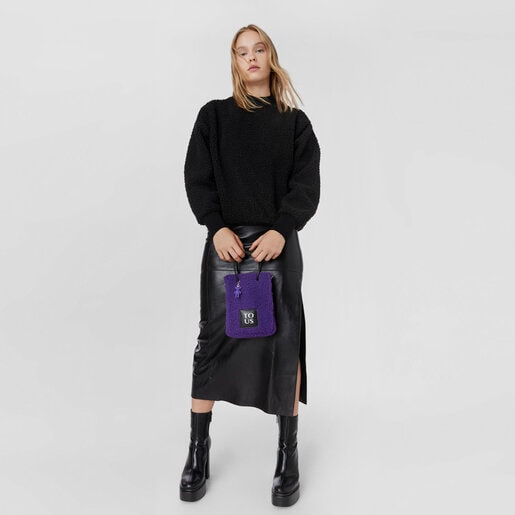 Purple TOUS Pop Warm Minibag