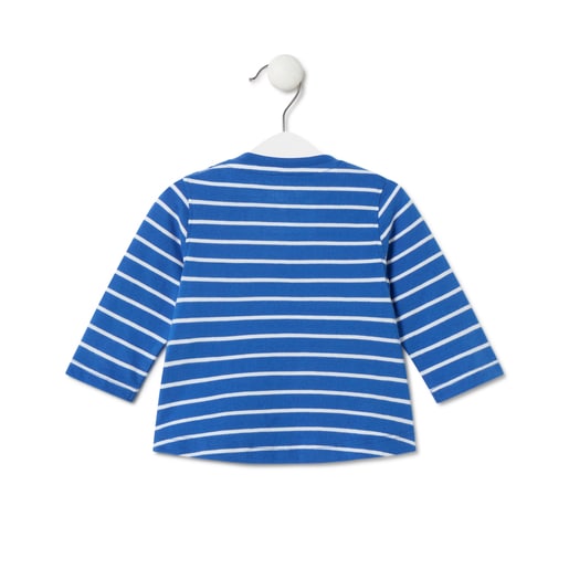 Striped t-shirt in Casual blue