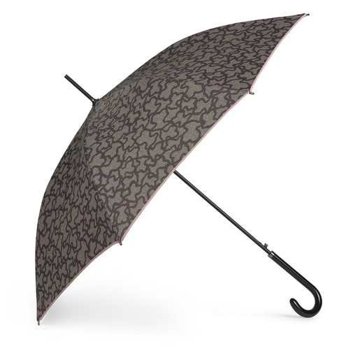 Paraguas grande Kaos Icon nude y negro
