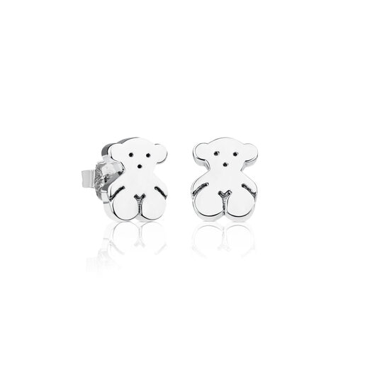 Boucles d'oreilles Sweet Dolls ourson en Argent