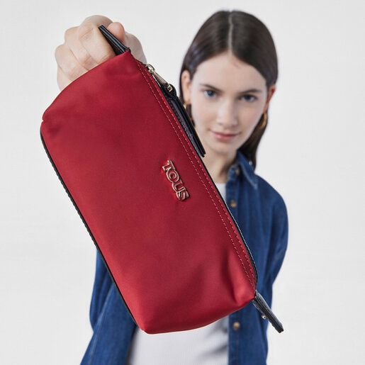 Medium red Shelby Toiletry bag