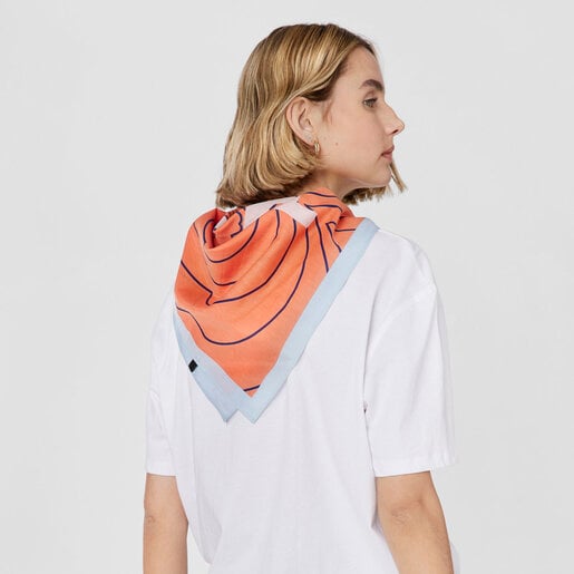 Pañuelo bandana azul claro TOUS Maar