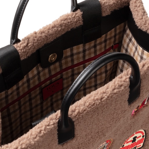 Сумка-шоппер Amaya Joy цвета таупа большого размера