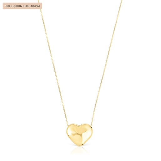 Collar de oro motivo corazón San Valentín