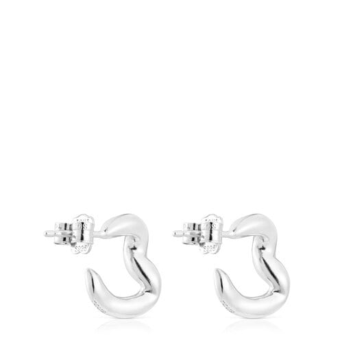 Silver Hoop earrings New Hav