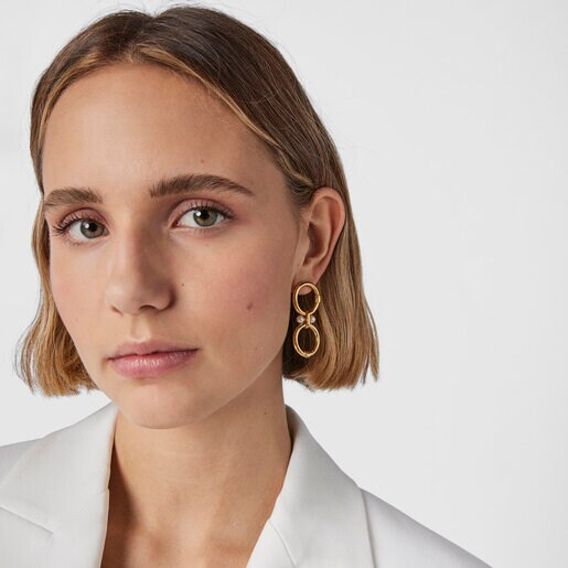 Аппликации Hold из вермеля с жемчугом