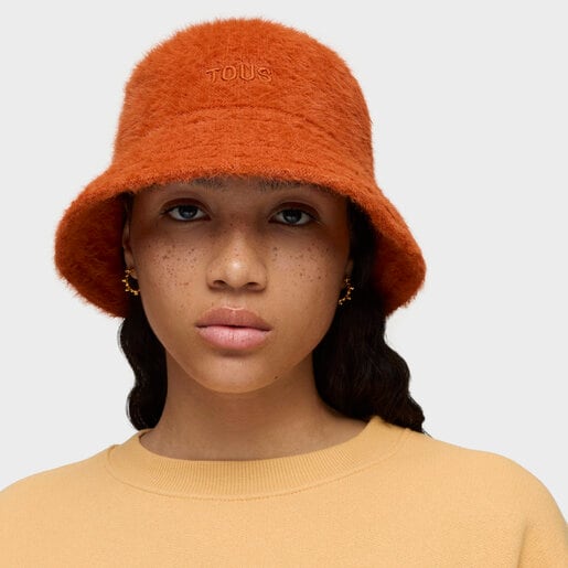 Gorro naranja TOUS Fluffy