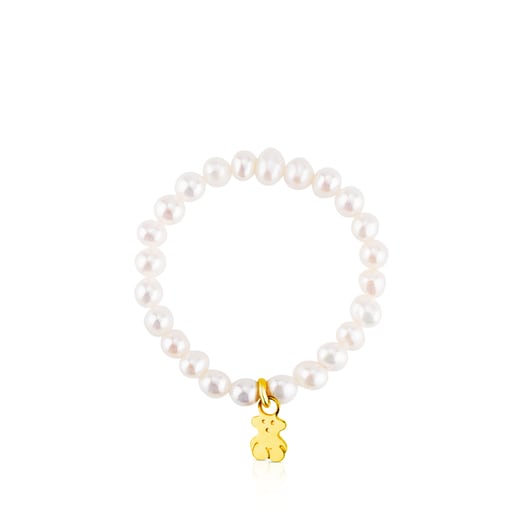 Anillo de oro y perlas cultivadas TOUS Pearls