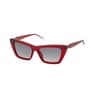 Lentes de sol Transparent rojo