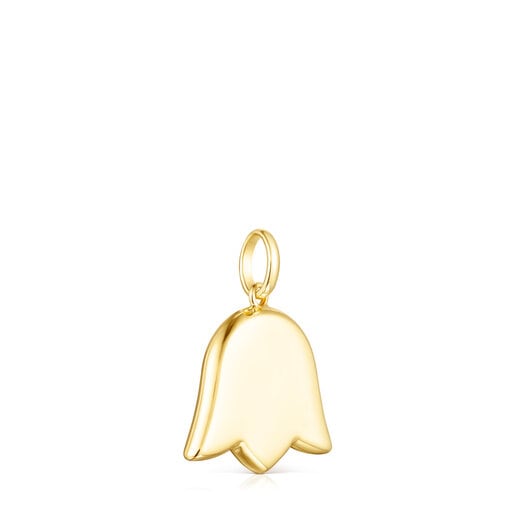 Silver Vermeil Sweet Dolls tulip Pendant