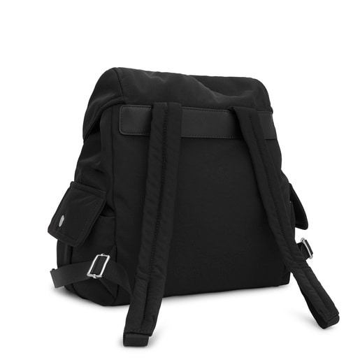 Large black Backpack TOUS Jane Soft