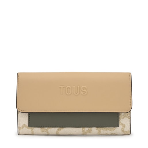 Large sand-colored Flap Wallet Kaos Icon
