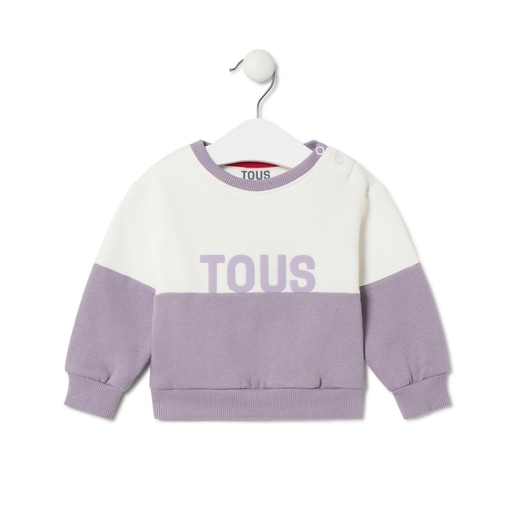 TOUS logo sweatshirt in Casual lilac