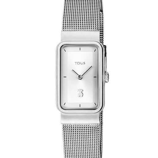 スチールの腕時計Squared Mesh