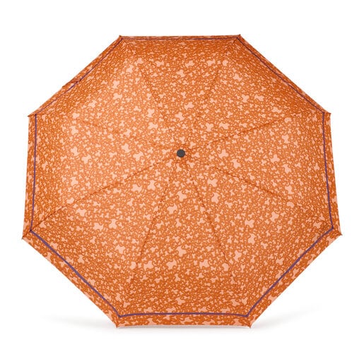 オレンジの折りたたみ傘 Kaos Mini Evolution