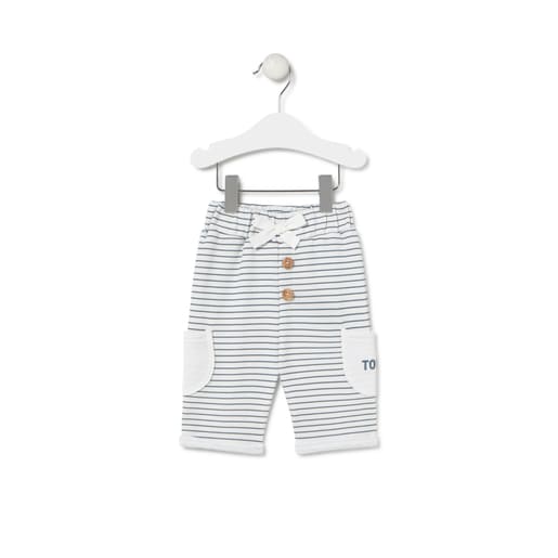 Baby set in Soft navy blue