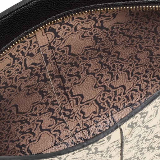 Bandolera beige TOUS Kaos Mini Terra