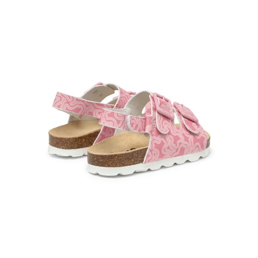Baby sandals in Run pink
