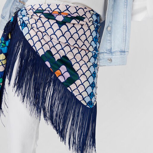 ポリエステル製トライアングルストール TOUS Lamba