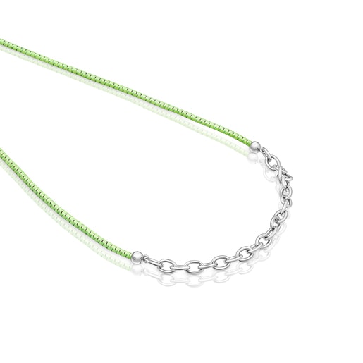 Collier élastique TOUS St. Tropez Elastic citron vert 60 cm