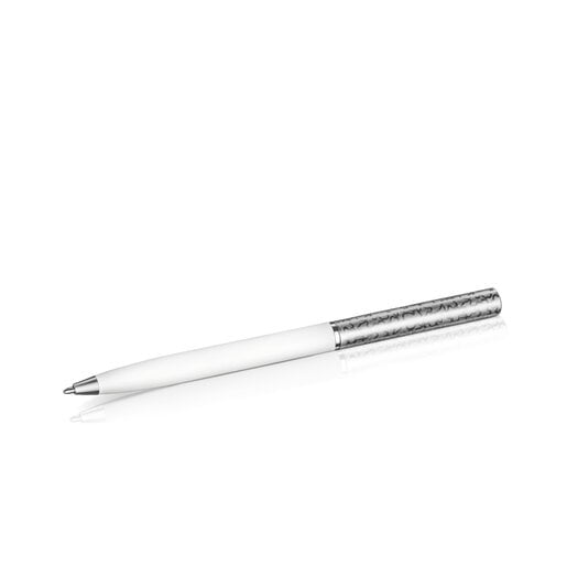 Steel TOUS Kaos Ballpoint pen lacquered in white | TOUS