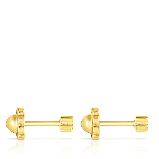 Pendientes de oro Straight