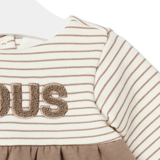 Baby girls dress in Classic beige