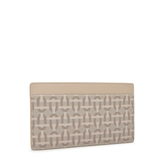 Large sand-colored Wallet TOUS Double Way Manifesto