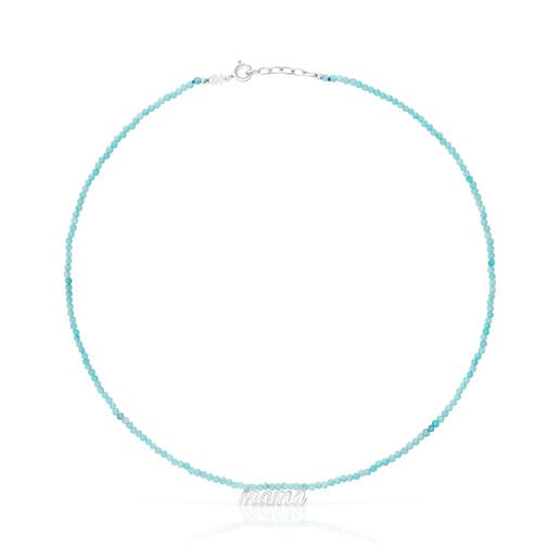 Silver and amazonite Mama Necklace TOUS Mama