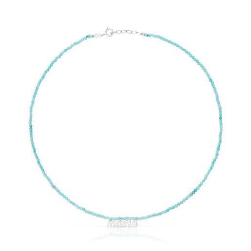 Silver and amazonite Mama Necklace TOUS Mama | TOUS