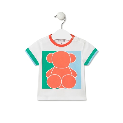Bold Bear t-shirt in Casual white