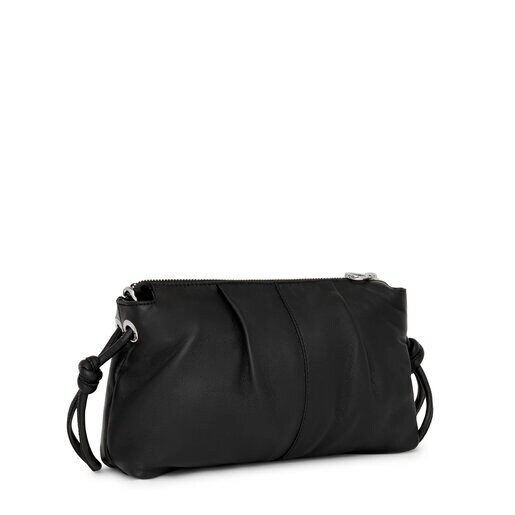 Medium black leather TOUS Soft Crossbody bag