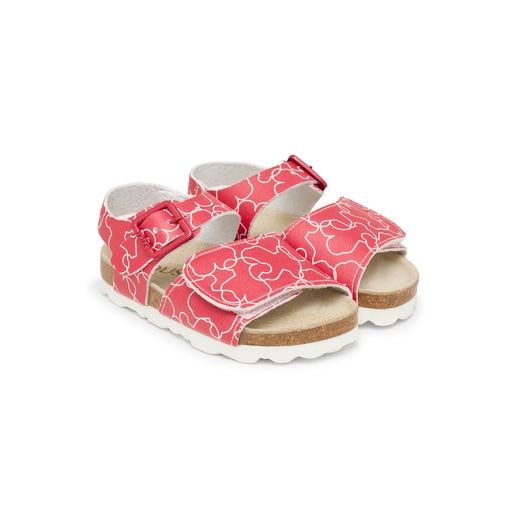 Sandalia Line Bear coral