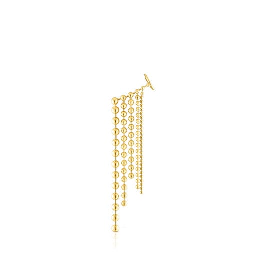 Silver vermeil Gloss Earcuff with five chains | TOUS