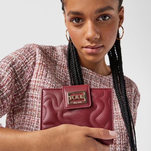 Medium burgundy Kaos Dream wallet