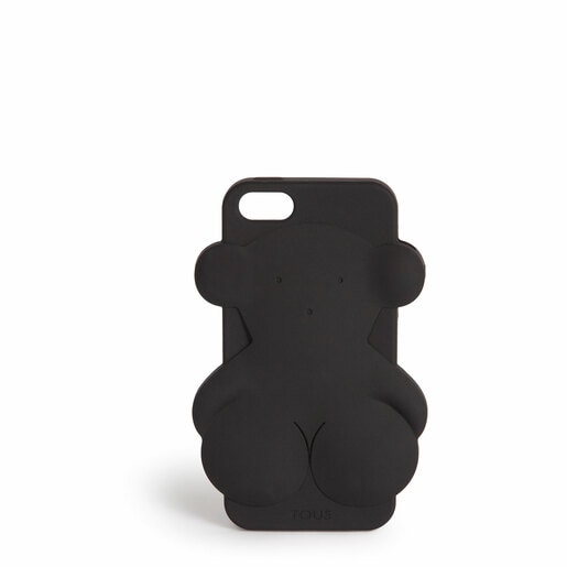 Funda de mòbil iPhone 5 Rubber Bear de color negre