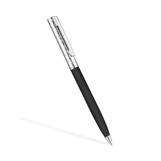 Steel TOUS Kaos Ballpoint pen lacquered in black | TOUS