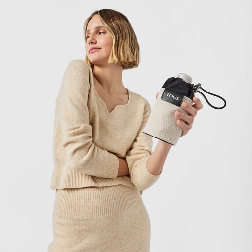 Funda para botella beige TOUS Empire Cotton