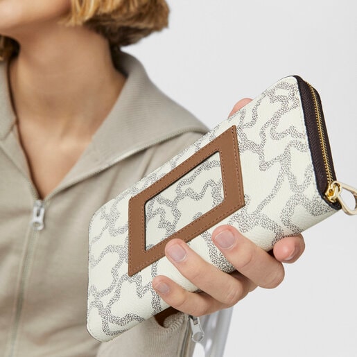 ארנק Kaos Legacy בינוני בצבע בז'