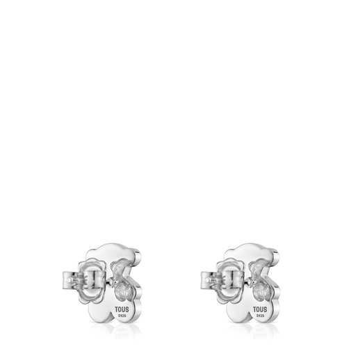 Silver 12mm Bear earrings Sweet Dolls