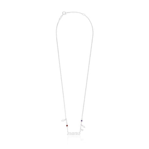 Silver Mama Necklace with cultured pearls and gemstones TOUS Mama | TOUS