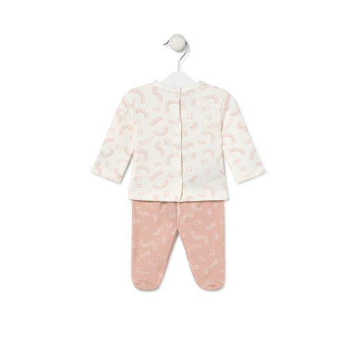 Newborn baby set in Arc pink