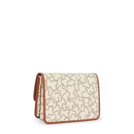 Medium beige Audree Kaos Icon crossbody bag | TOUS