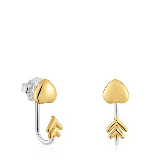 Aretes bicolor TOUS Flechazo
