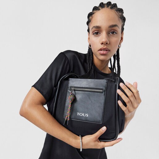 Черная сумка-тоут TOUS Empire Cotton среднего размера