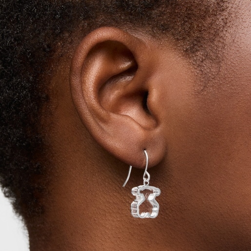 Silver Galaxy Earrings