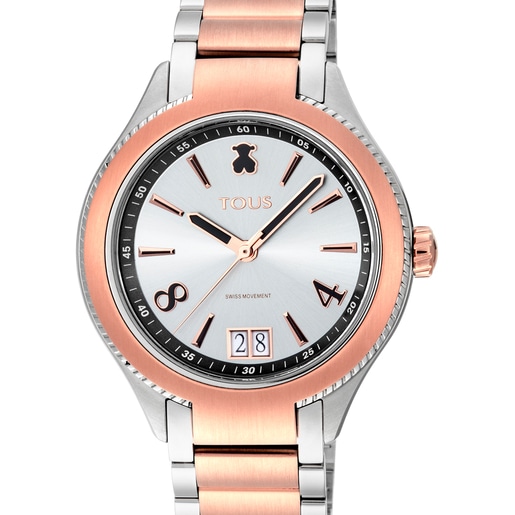Two-tone Rose/Steel IP ST Watch