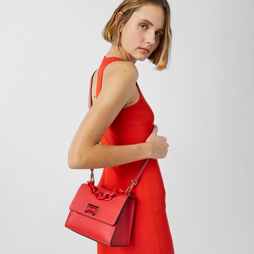 Маленькая красная сумка-кроссбоди TOUS Funny