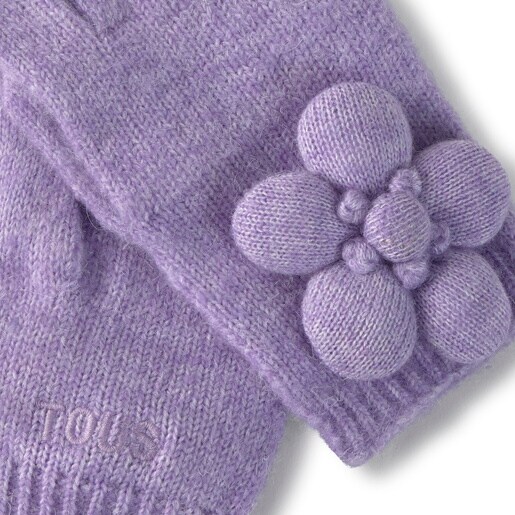 قفازات باللون الموف من التشكيلة TOUS Daisy