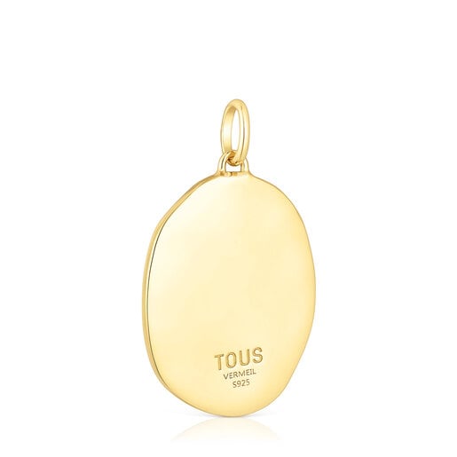 TOUS Women Day pendant in silver vermeil and diamonds | Westland Mall